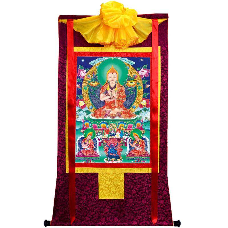 Tsongkhapa and His 2 Disciples - Gandhanra-ART