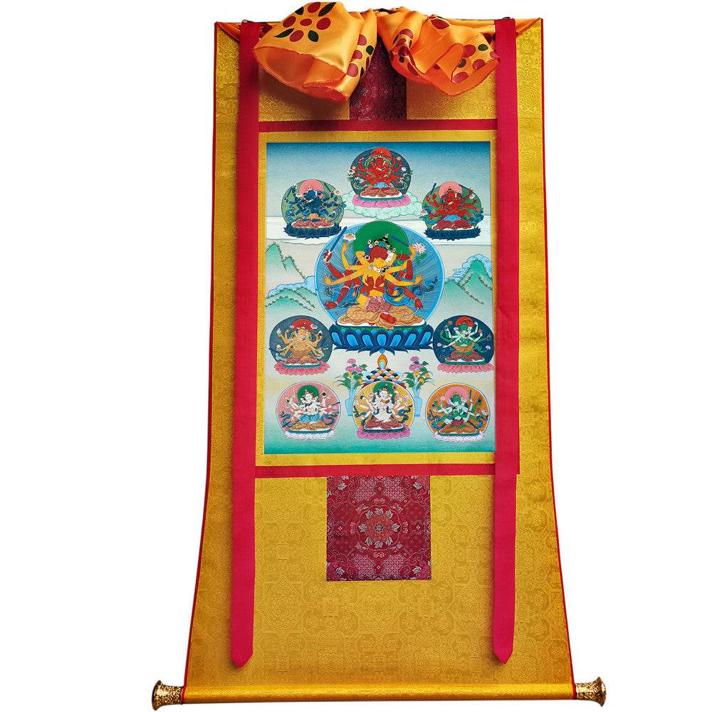 9 Yab-Yum Manjusri Thangka - Gandhanra-ART