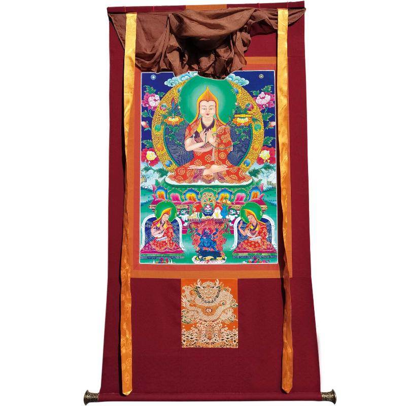 Tsongkhapa and His 2 Disciples - Gandhanra-ART