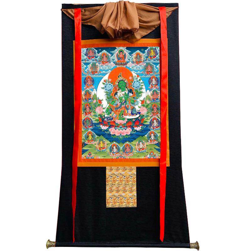 The 21 Taras - Green Tara - Gandhanra-ART