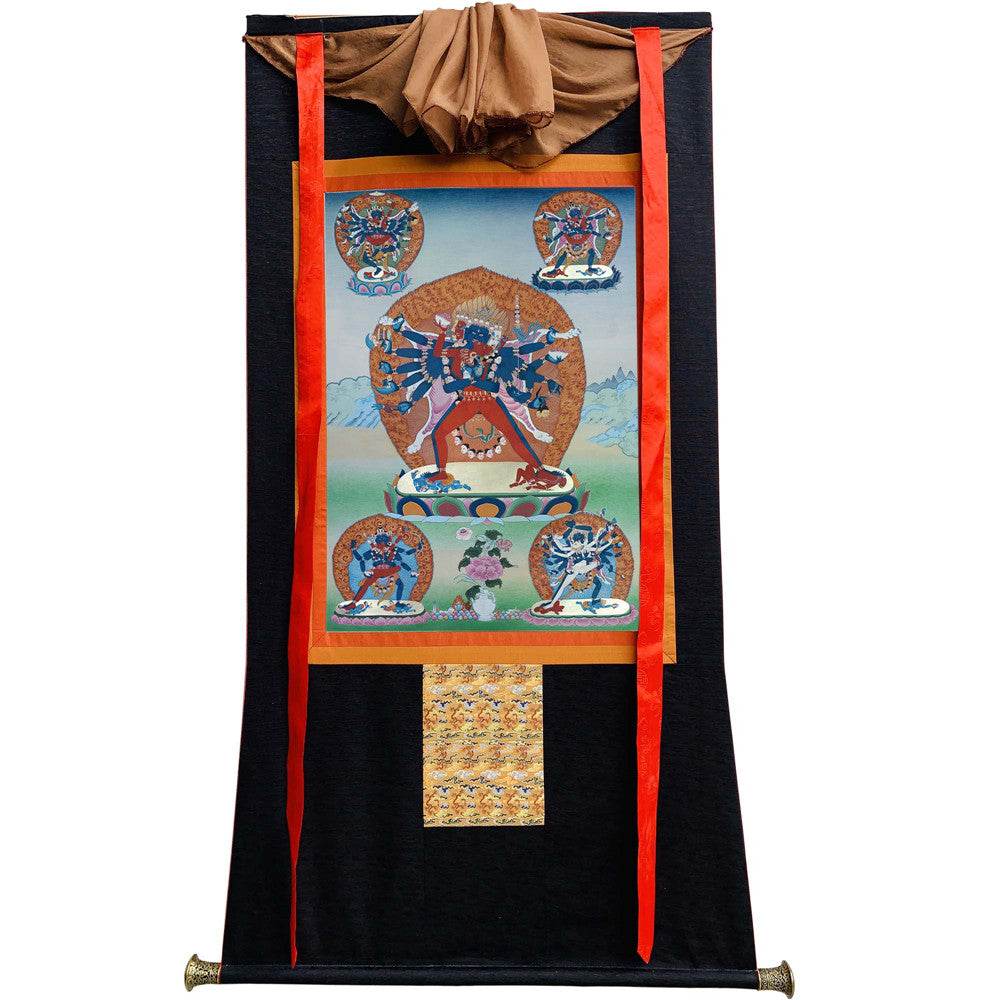 Vajrabhairava / Yamantaka - 17th Century Old Version - Gandhanra-ART