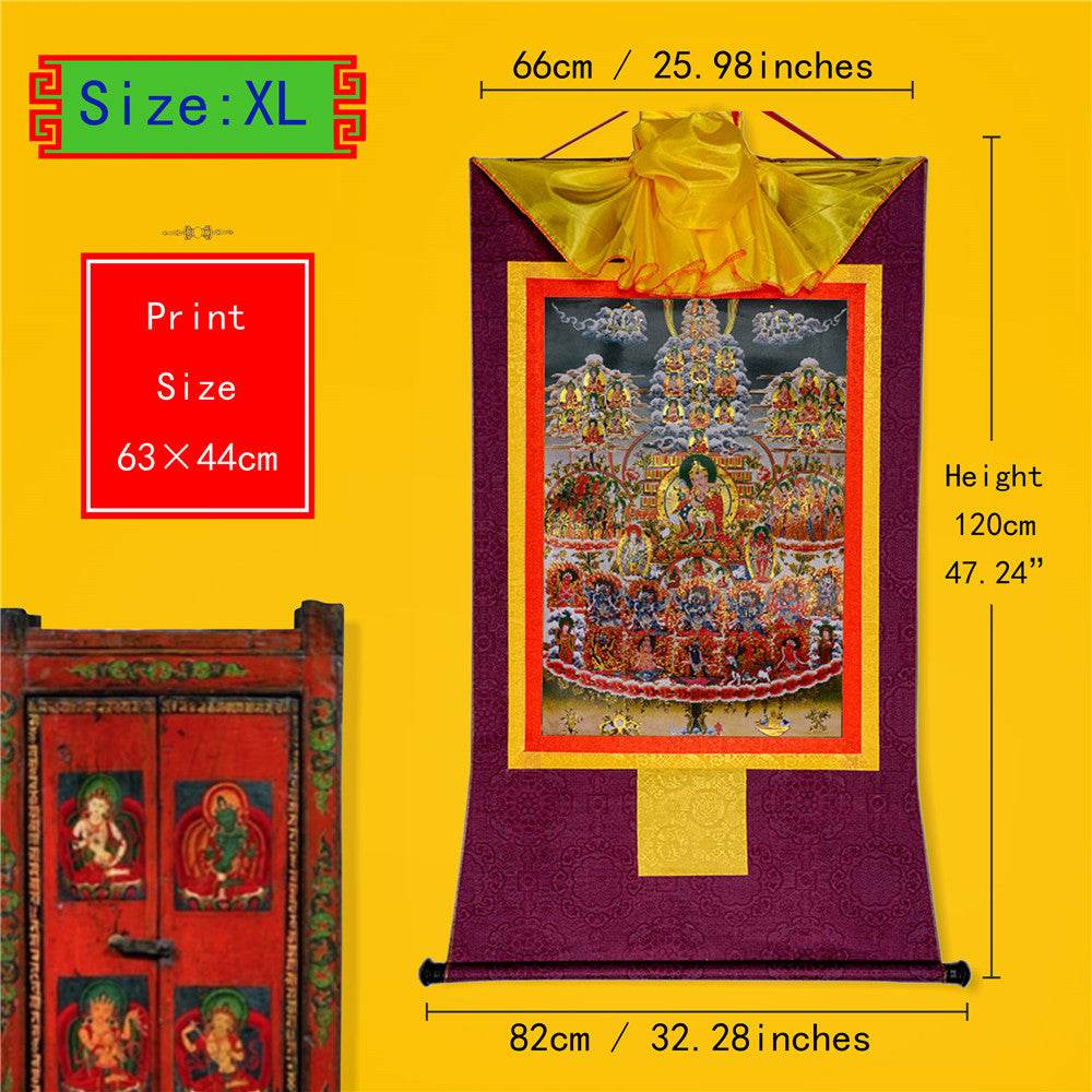 Guru Rinpoche Refuge Tree - Gandhanra-ART