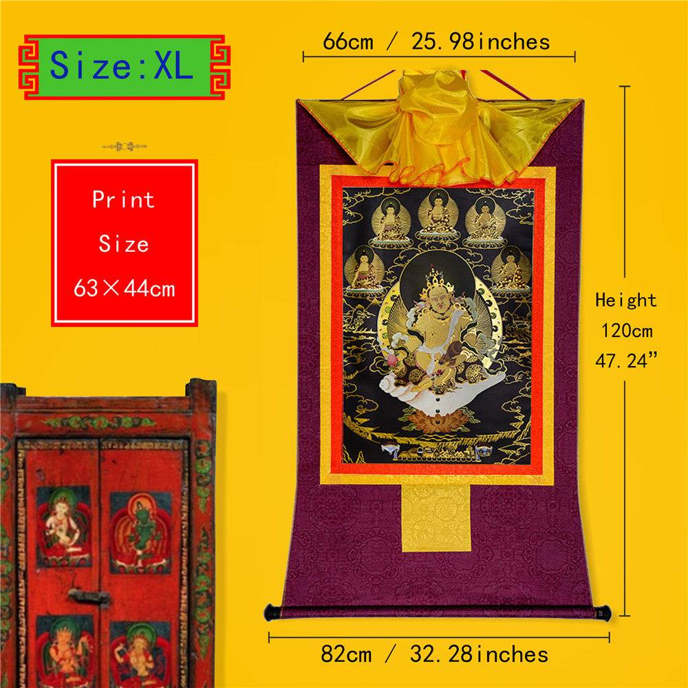 Yellow Jambhala-Black Type - Gandhanra-ART