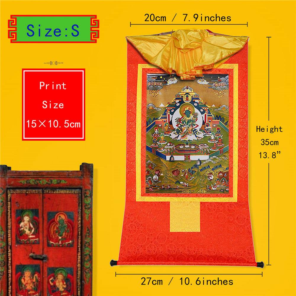Green Tara in Mandala - Gandhanra-ART