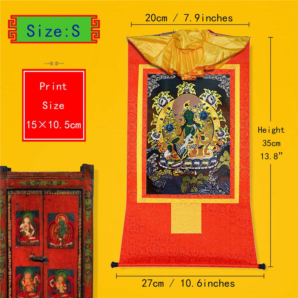 Green Tara - in Black Style - Gandhanra-ART