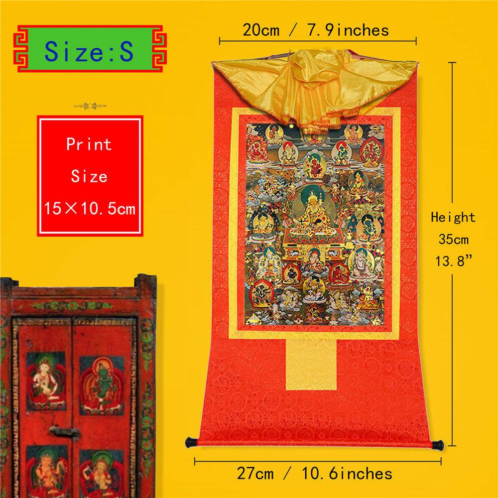 Guru Rinpoche and Gods of Wealth - Gandhanra-ART