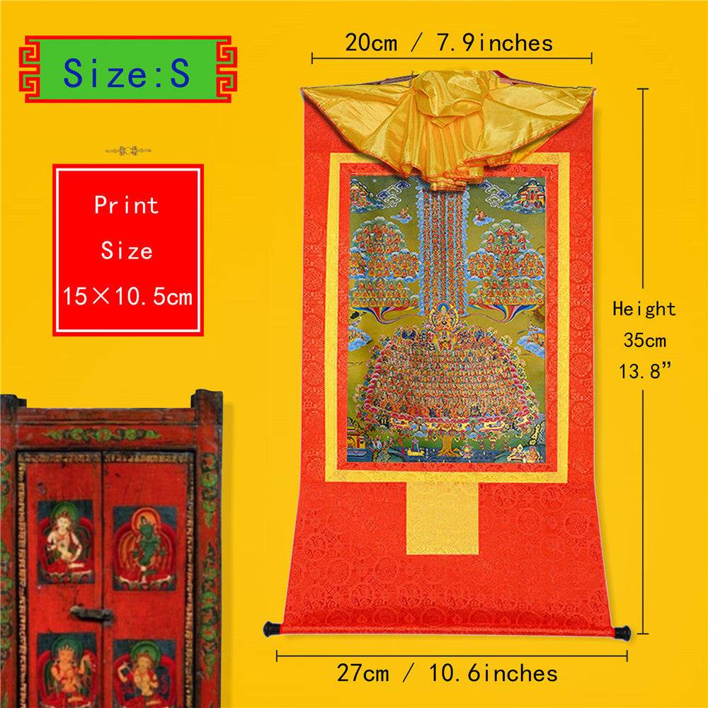 Je Tsongkhapa,Losang Drakpa,Je Rinpoche on Refuge Tree - Gandhanra-ART