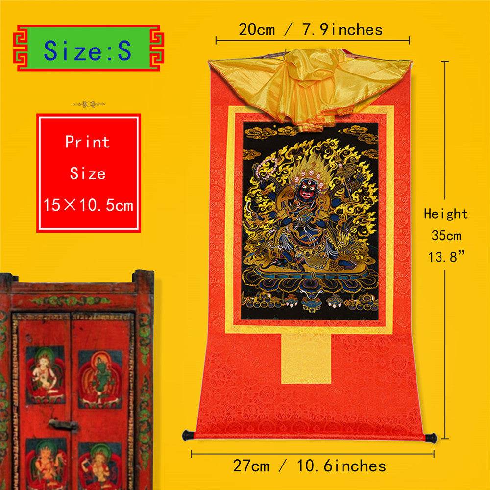 ནག་པོ་ཆེན་པོ། Six Armed Mahakala-Black Type - Gandhanra-ART