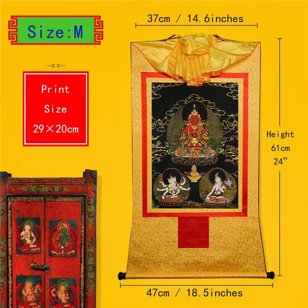 Amitayus-Buddha Of Infinite Life - in Black Type - Gandhanra-ART