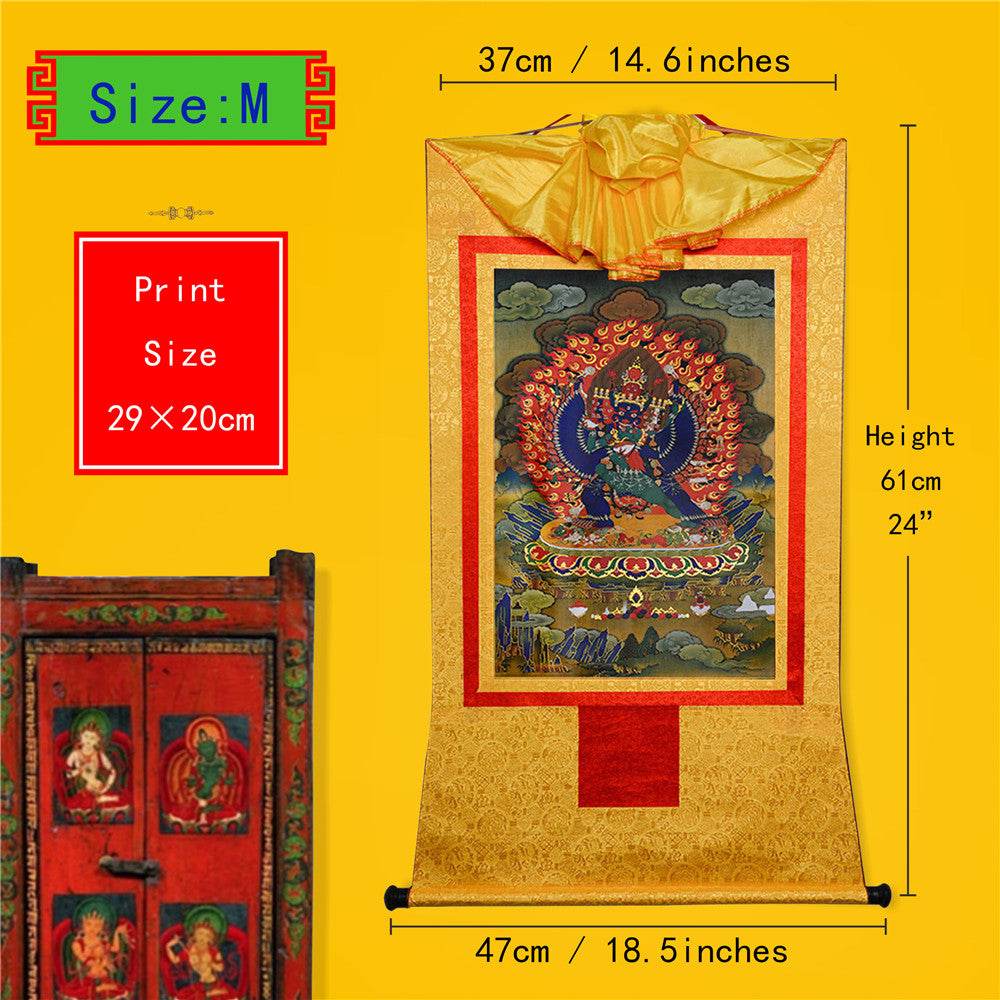 གཤིན་རྗེ་གཤེད་ Yamantaka- Conqueror of the Lord of Death - Gandhanra-ART