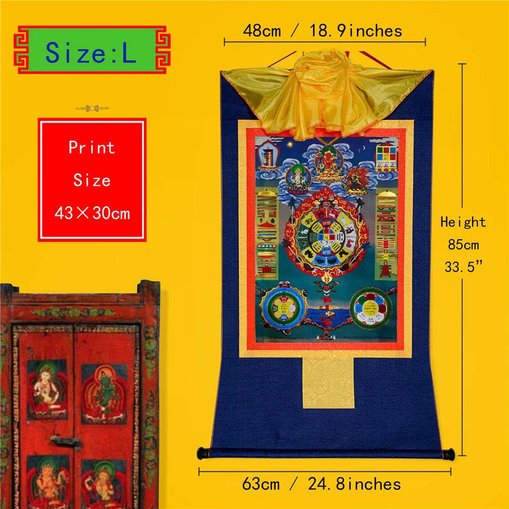 SIPAHO - Melong Mirror - Tibetan Calendar - Gandhanra-ART