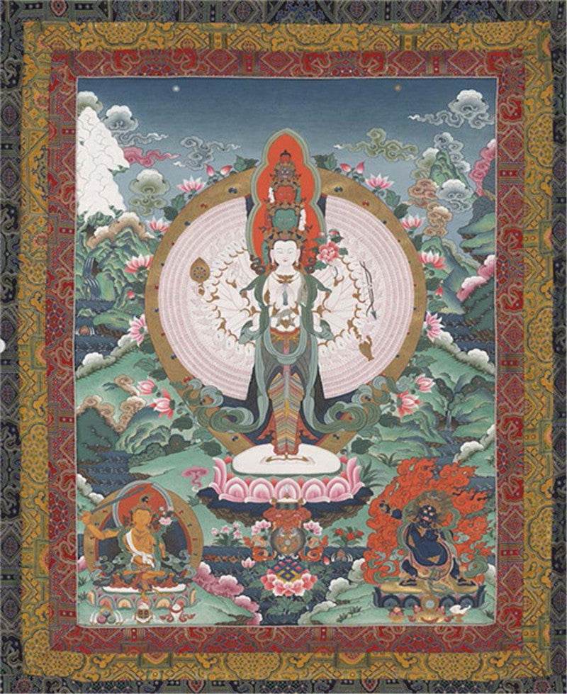 1000 Arms Avalokiteshvara Image - Gandhanra-ART