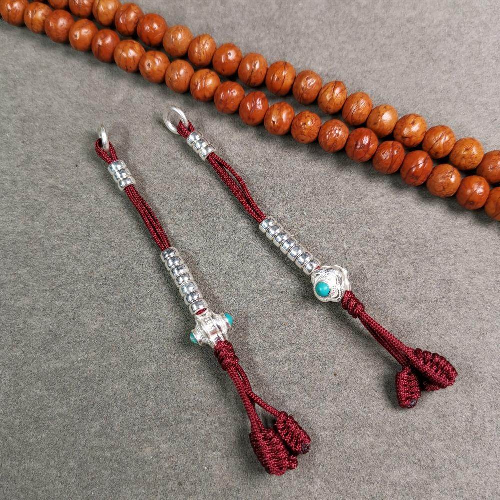 4mm Silver Prayer Bead Counters - Gandhanra-ART