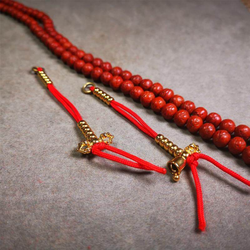 5mm Gilded Prayer Bead Counters - Gandhanra-ART