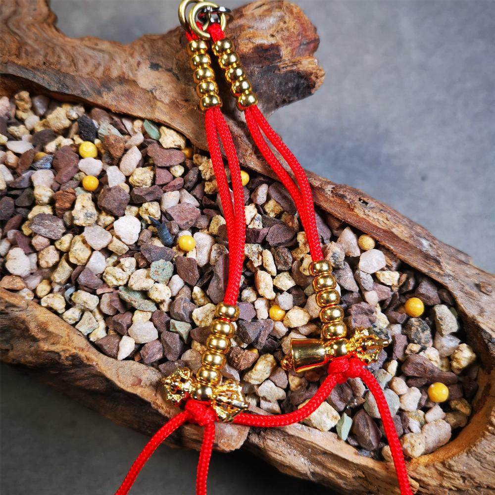 5mm Gilded Prayer Bead Counters - Gandhanra-ART
