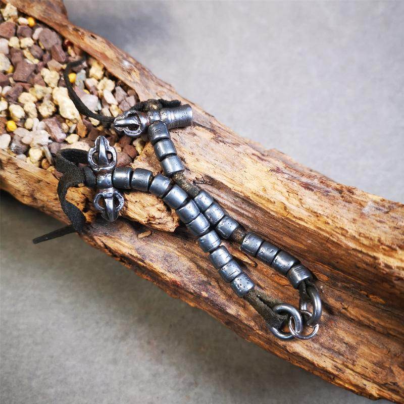 6mm Cold Iron Prayer Bead Counters - Gandhanra-ART