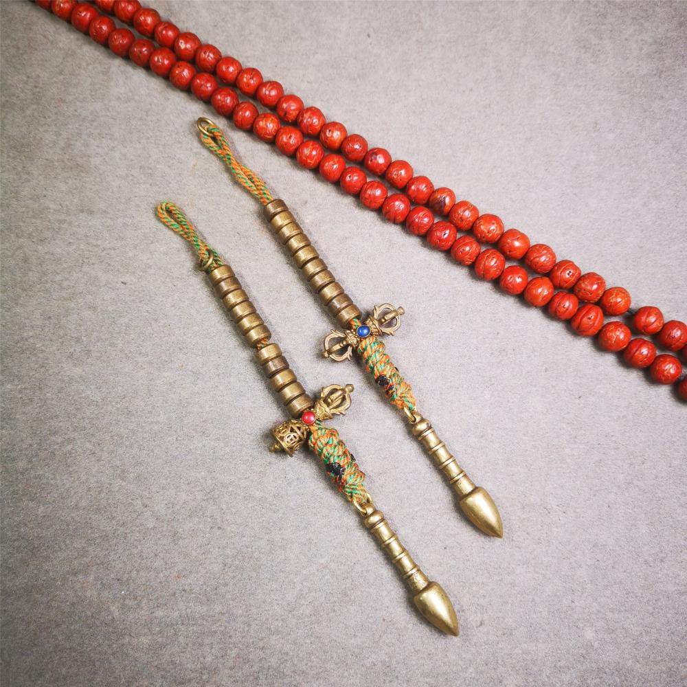 7mm Brass Prayer Bead Counters - Gandhanra-ART