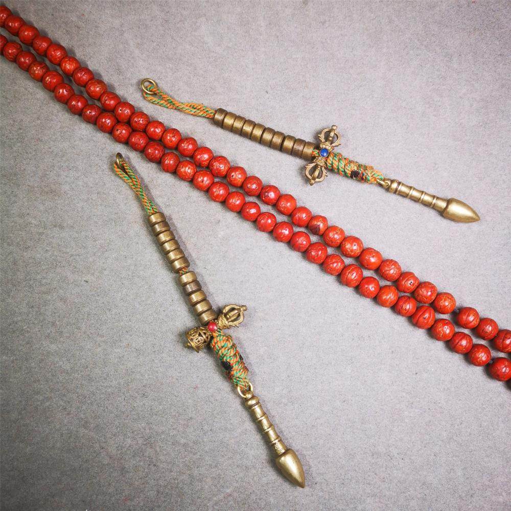 7mm Brass Prayer Bead Counters - Gandhanra-ART