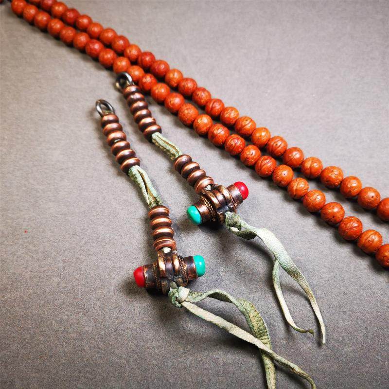 9mm Copper Prayer Bead Counters - Gandhanra-ART