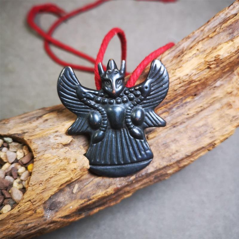 Garuda Amulet - 2.05" - Black Type