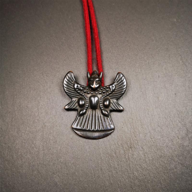 Garuda Amulet - 2.05" - Black Type