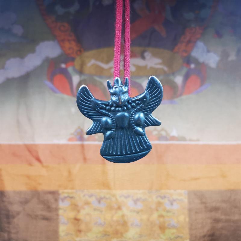 Garuda Amulet - 2.05" - Black Type