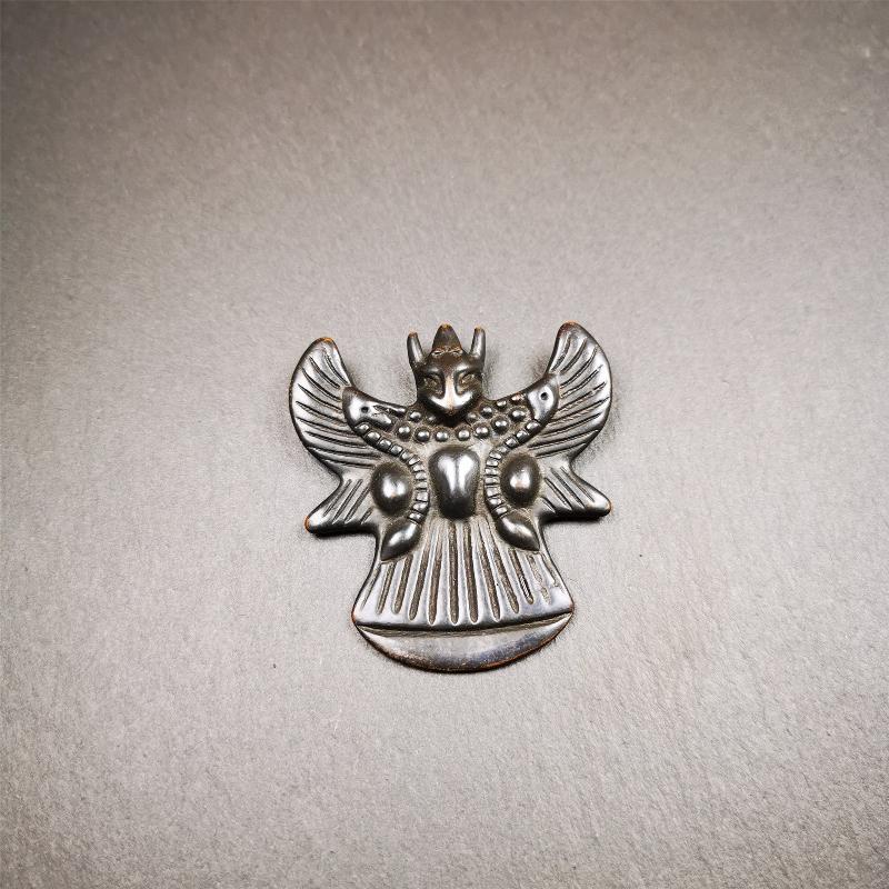Garuda Amulet - 2.05" - Black Type