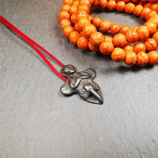 Garuda Amulet - 1.26" Gandhanra-ART