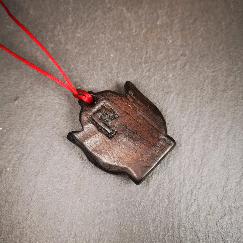 Garuda Amulet - 1.96" - Woodblock