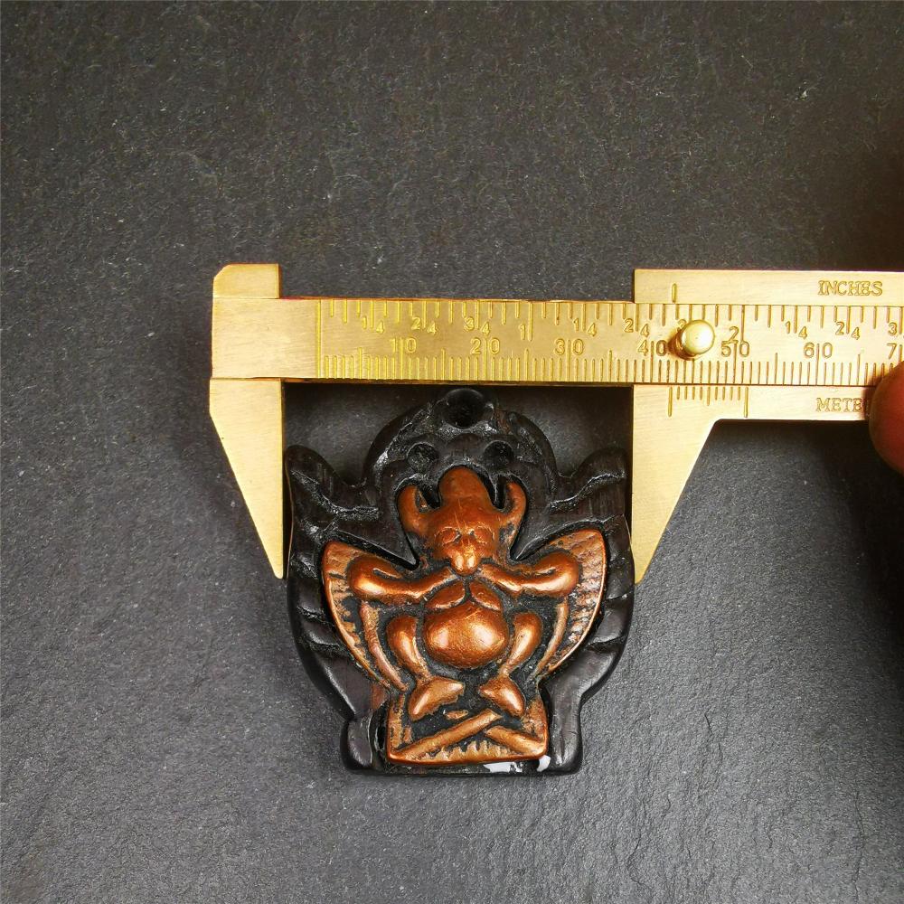 Garuda Amulet - 1.96" - Woodblock