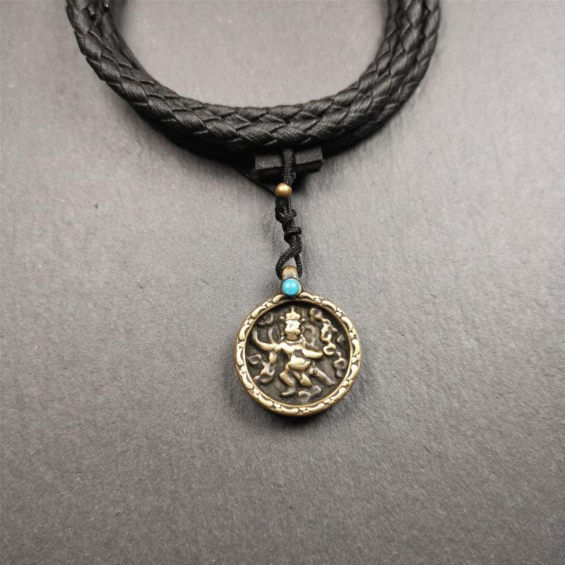 Garuda / Vajrapani Amulet - 0.87" Gandhanra-ART