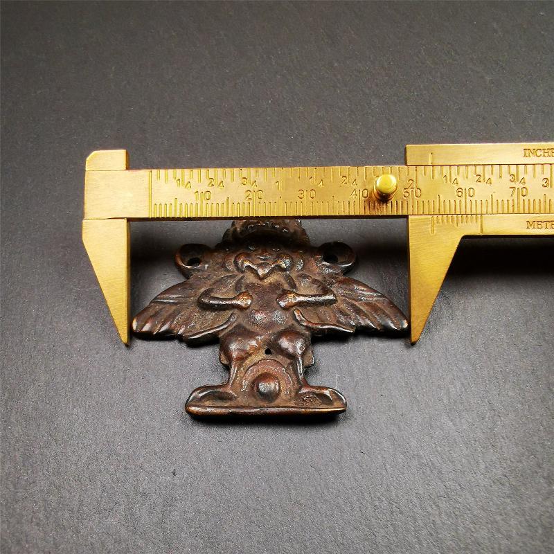 Garuda Amulet - 1.9" - 100 Years Old Gandhanra-ART