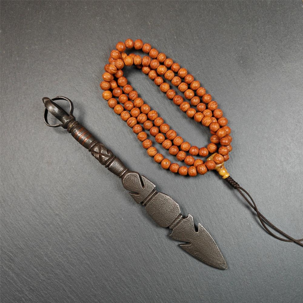 Gandhanra Tibetan Buddhist Ritual Implement - Phurba - Manjusri Sword