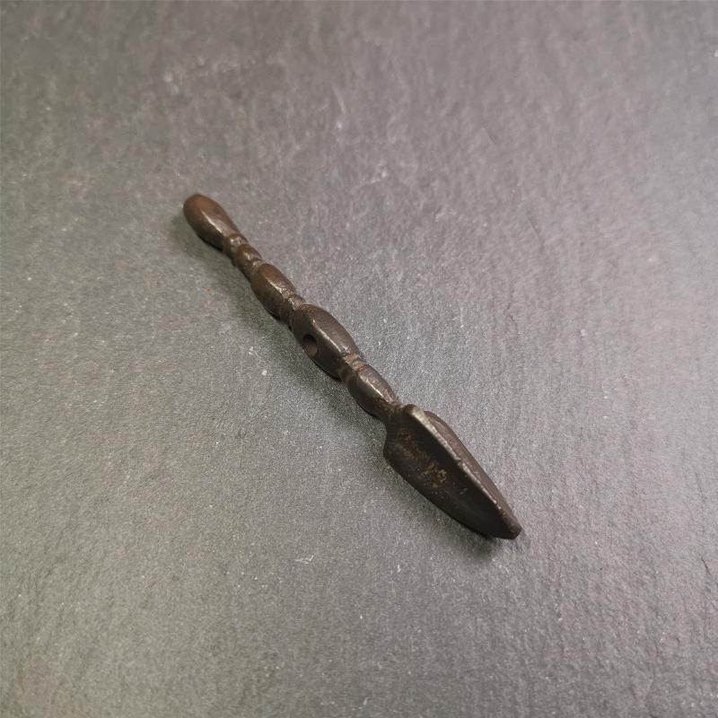 Tibetan Buddhist Amulet Pendant Kila Phurba Phurpa, 2.56" × 0.28"
