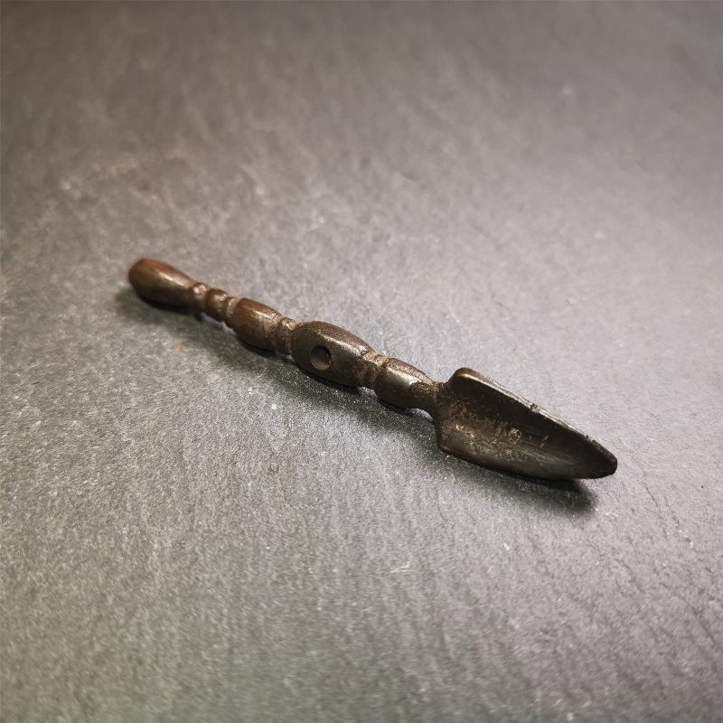 Tibetan Buddhist Amulet Pendant Kila Phurba Phurpa, 2.56" × 0.28"