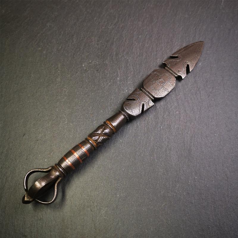 Gandhanra Tibetan Buddhist Ritual Implement - Phurba - Manjusri Sword