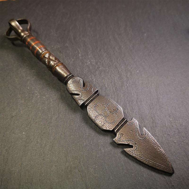 Gandhanra Tibetan Buddhist Ritual Implement - Phurba - Manjusri Sword
