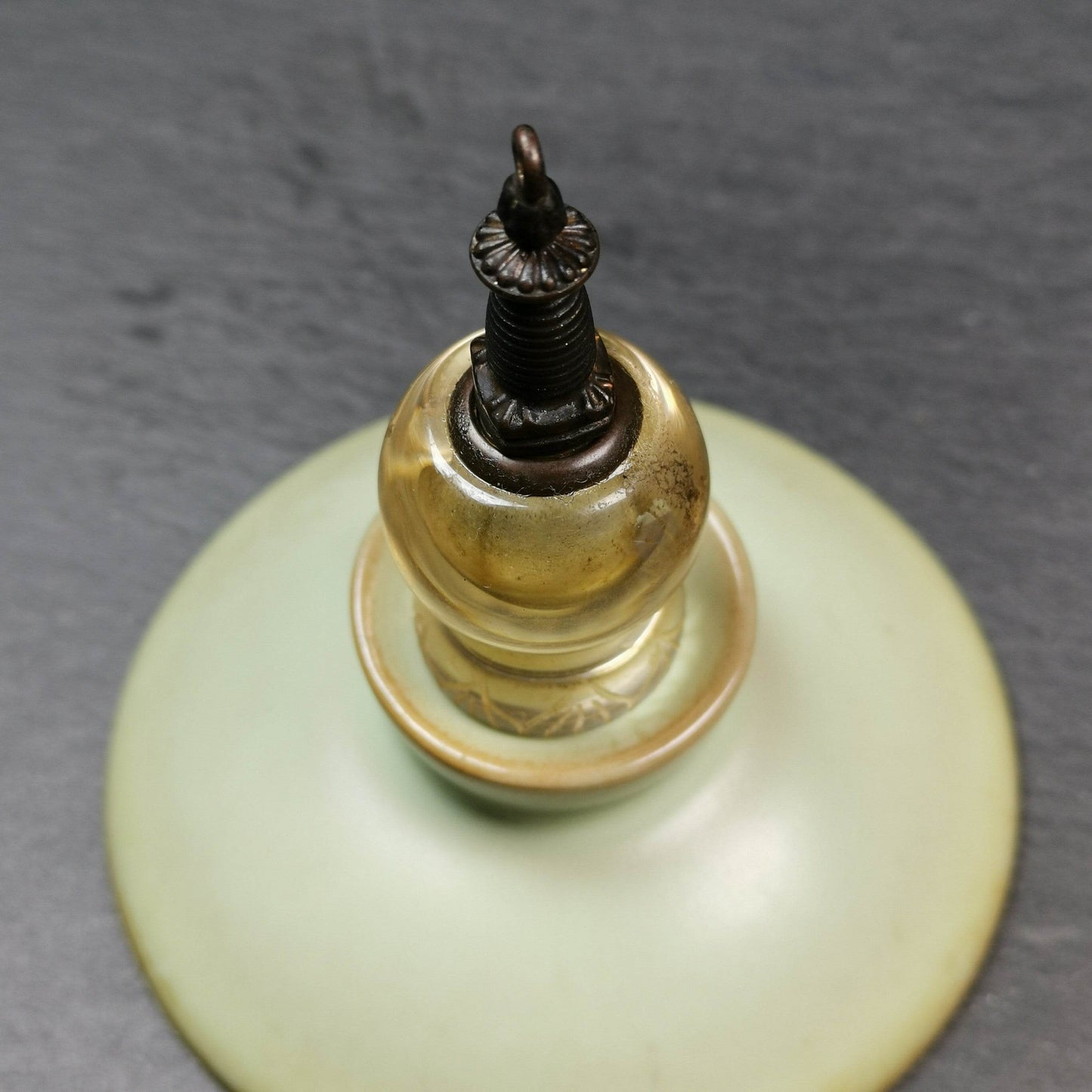 Buddhist Amulet,Crystal Stupa Pendant,Pagoda,Buddhist Tower,Gau Shrine - Gandhanra-ART