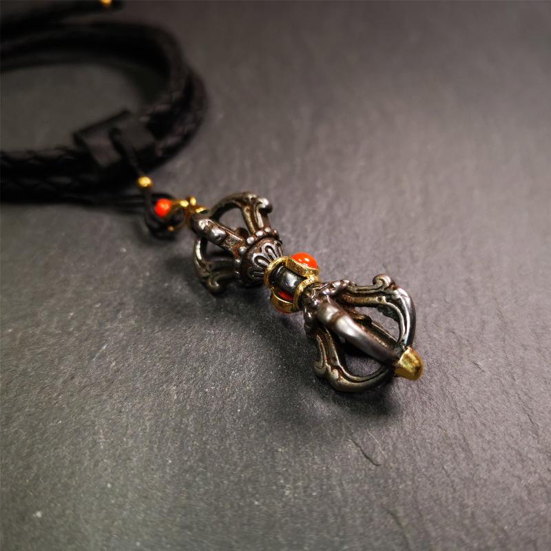 Five-pronged Vajra Necklace 2.0"