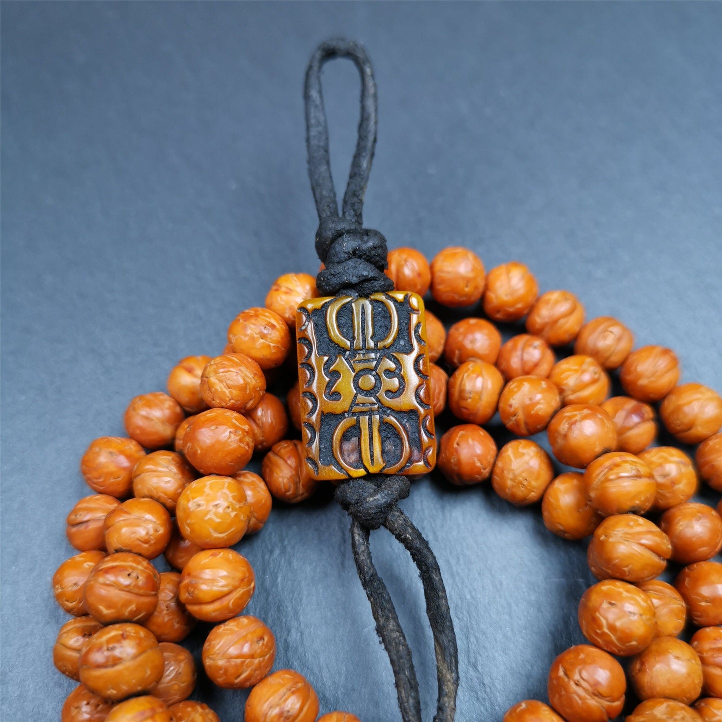 Bone Carved Vajra 0.83"