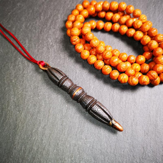 Nine-pronged Vajra Dorje Amulet,Tibetan Buddhism Ritual Implement 86mm