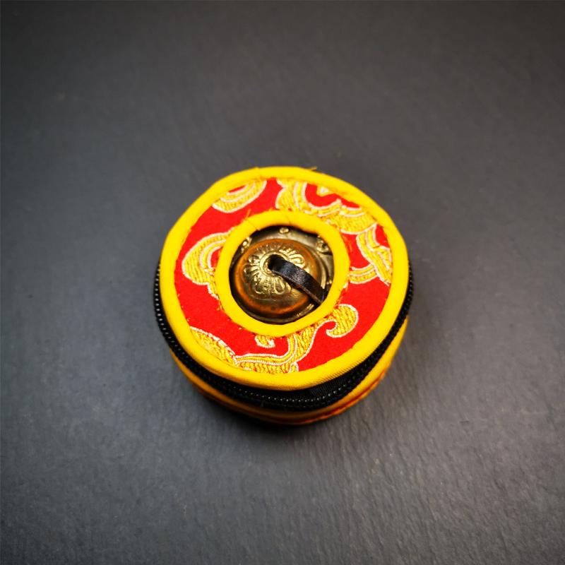 Brass Tingsha Set - Astamangal - 2.6"