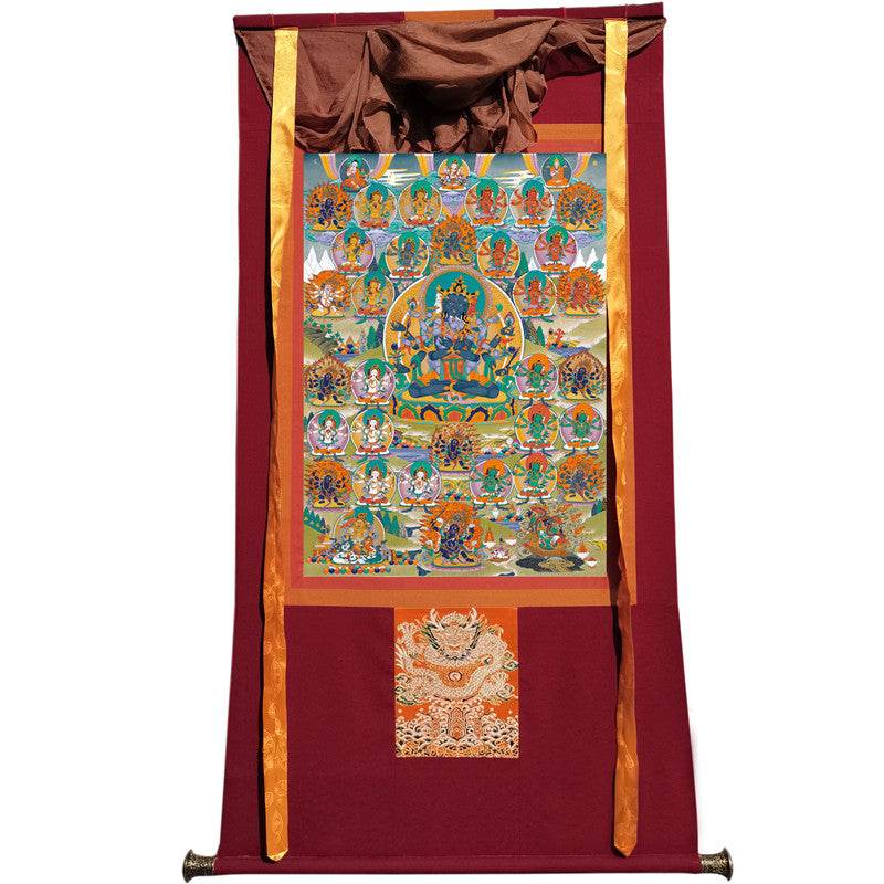 Guhyasamaja in Yab Yum - Gandhanra-ART