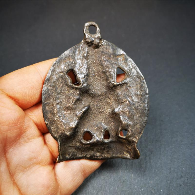 Gandhanra Vintage Tibetan Buddhist Statue,Yamantaka,Vajrabhairava,40 Years Old