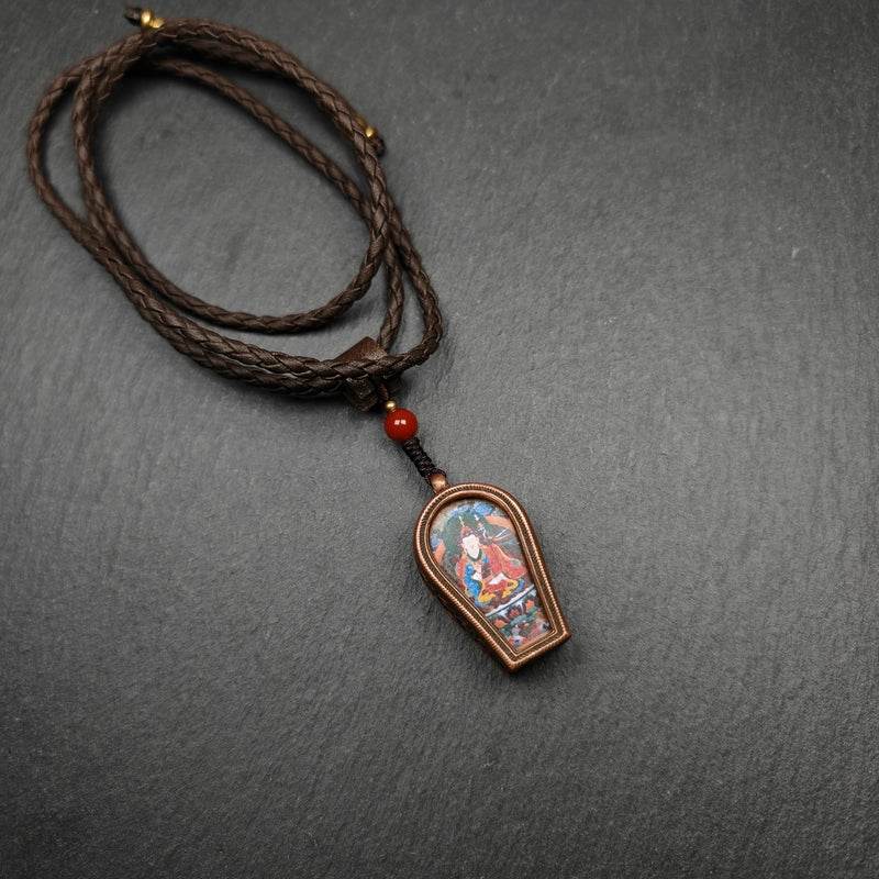 Guru Rinpoche Gau Shrine, Altar Amulet Pendant - Gandhanra-ART