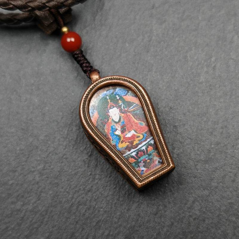 Guru Rinpoche Gau Shrine, Altar Amulet Pendant - Gandhanra-ART