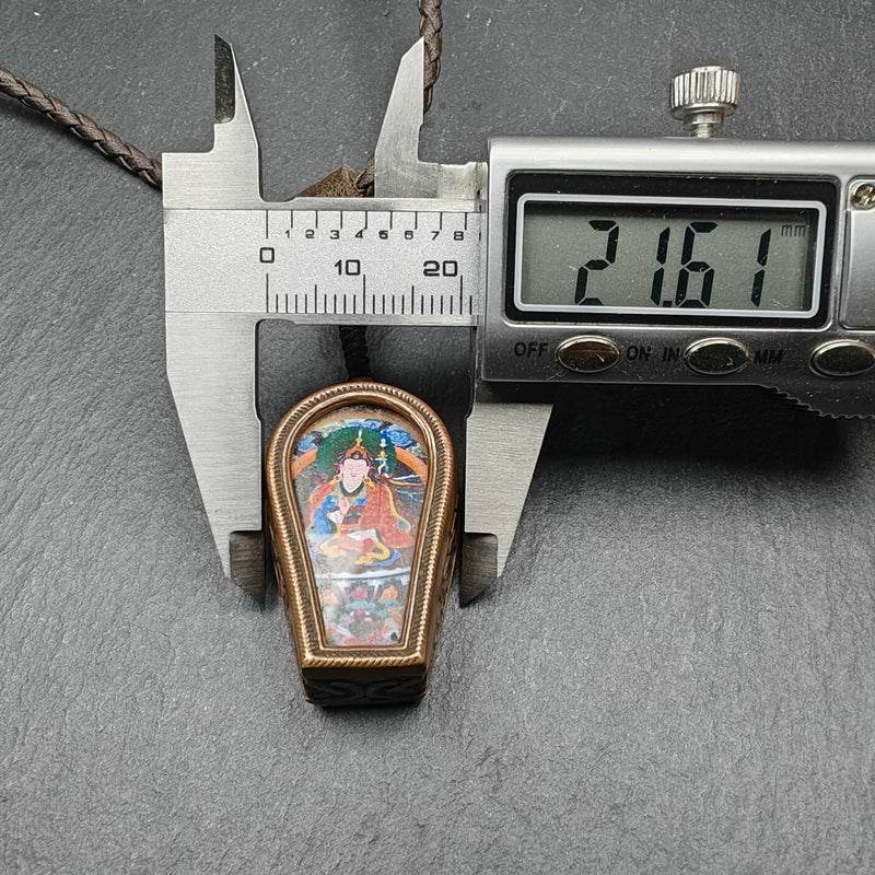 Guru Rinpoche Gau Shrine, Altar Amulet Pendant - Gandhanra-ART