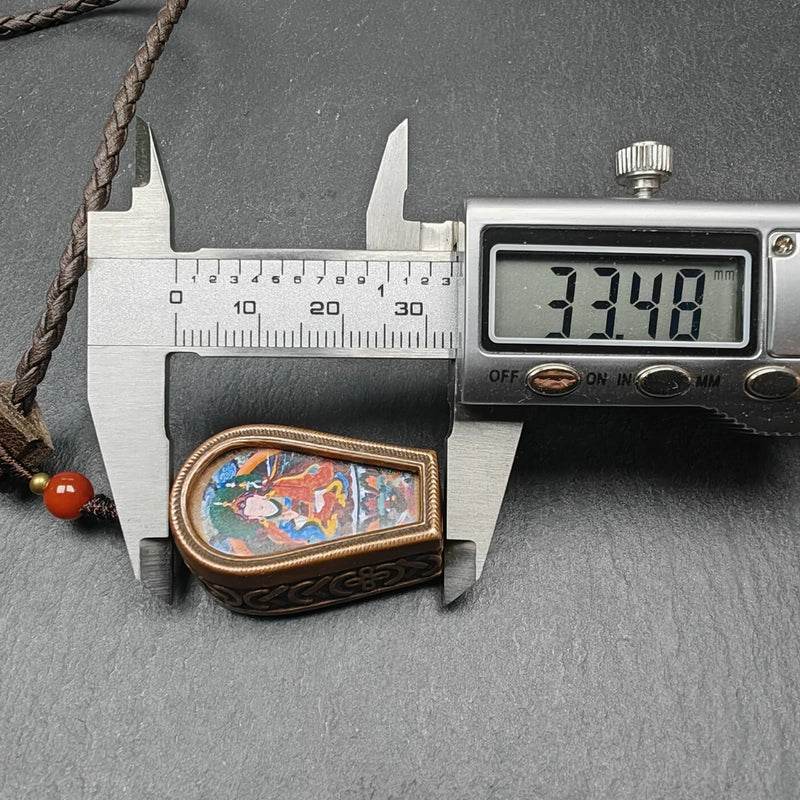 Guru Rinpoche Gau Shrine, Altar Amulet Pendant - Gandhanra-ART