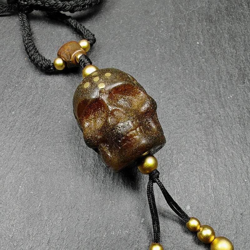 Amulet,Citipati Skull Charm - Gandhanra-ART