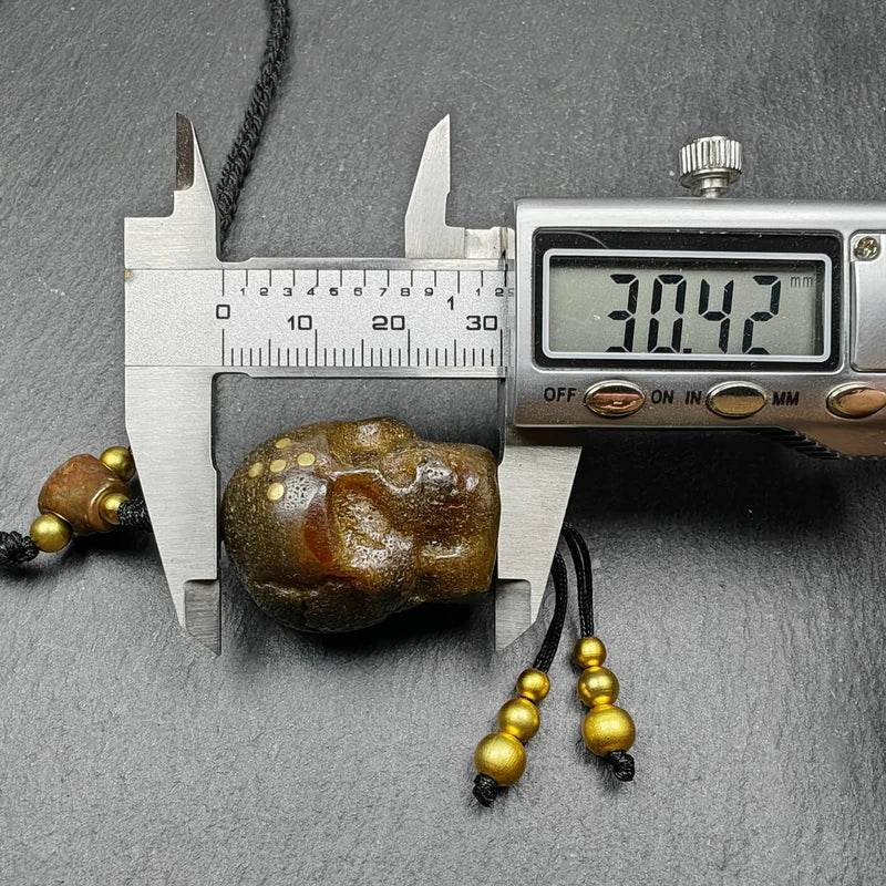 Amulet,Citipati Skull Charm - Gandhanra-ART